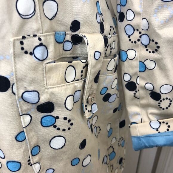 I.e. button down tan trench coat with pockets size large - Picture 5 of 14